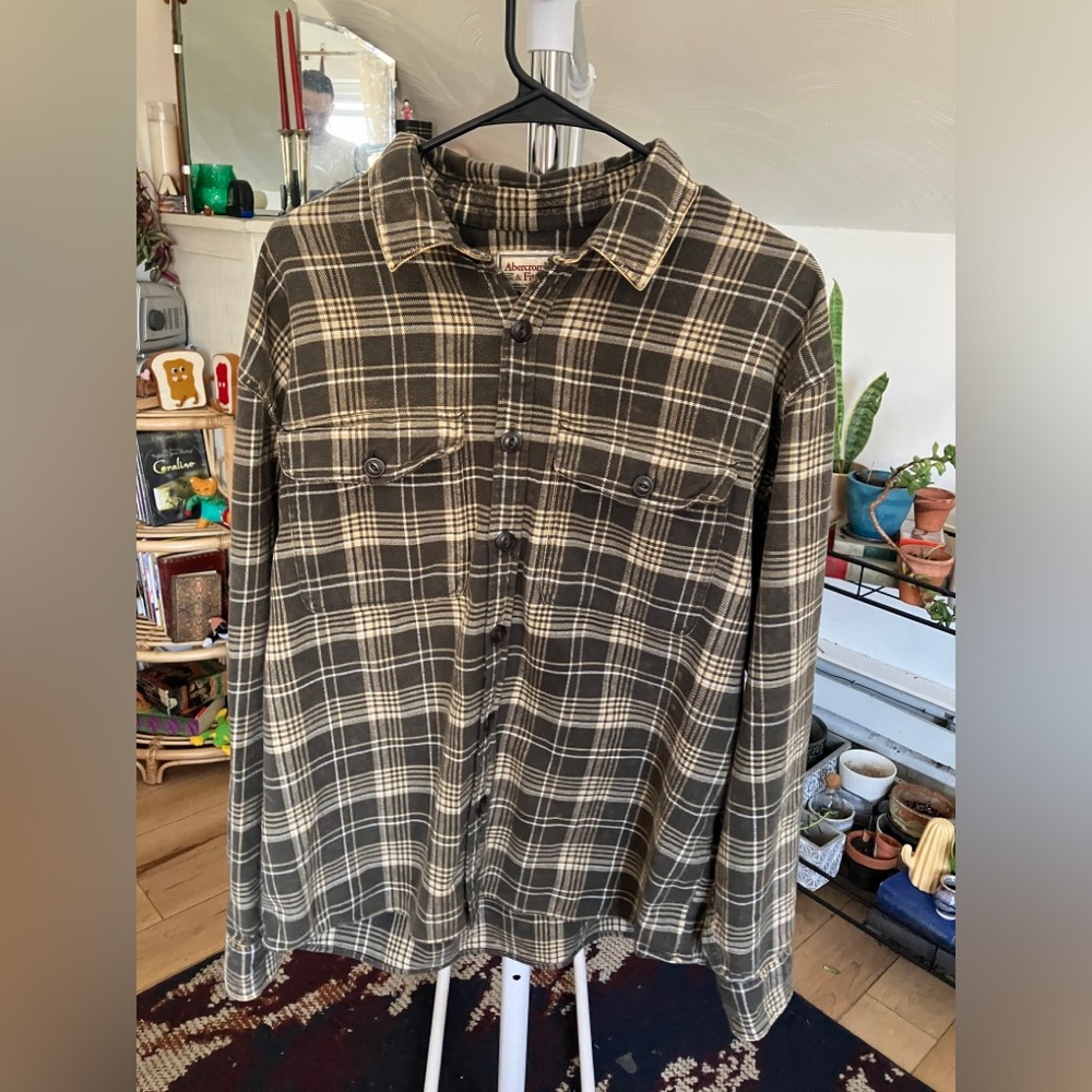 Abercrombie & Fitch Mens Flannel / Large